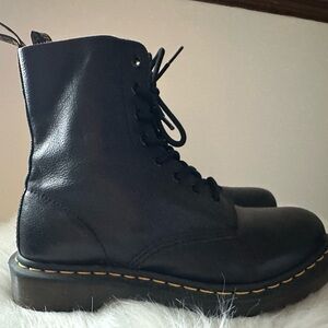 Dr. Martens Soft Leather Combat Boots